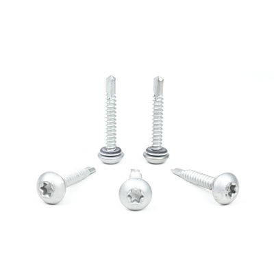 Овальная голова из нержавеющей стали SUS410 самосверлительный тек-шруб с эпдм-помывателями для кровельных покрытий