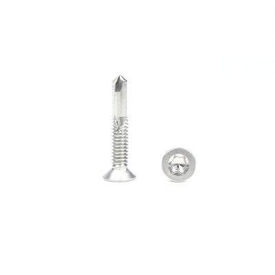 410 SS Tek 5-точечный самосверляющий винт Csk голова для индивидуальных потребностей