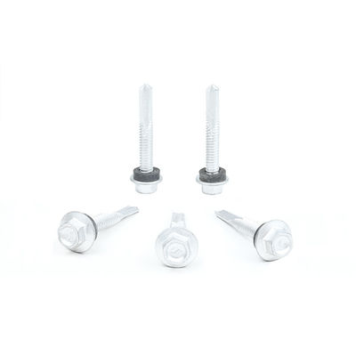 38 мм самосверляющийся SUS410 нержавеющая сталь шестигранный винт с фланцевой головой и EPDM стиральной машиной