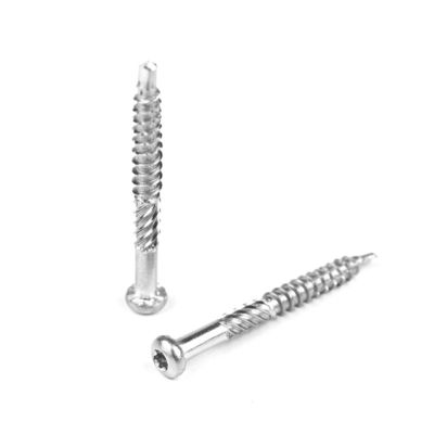 Torx Pan Head A4 Нержавеющая сталь 316 Самонакопные винты 5,5x50 мм с отделкой Ruspert