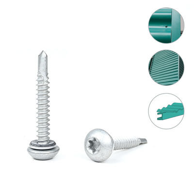 Ржавостойкие покрытые 410 нержавеющие самосверляющие винты Tek для металлических потолочных стен