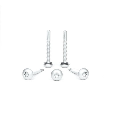 Русперт кнопка Торкс 12x45 самонажатие винт для кровельных покрытий для каркаса нержавеющей стали