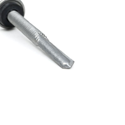 Цинковый сплав покрытый шестеренковой фланцевой головой самосверляющий винт Tek 7 для установки 5.5x50