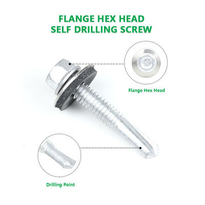 5.5x32 Tek Лист металлического здания крышной винт для стального Purlin стандартный настраиваемый