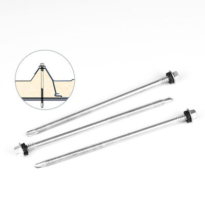 Шруб для самосверливания с шестиглавой головой для кровельной металлической системы измерений с покрытием из цинкового сплава