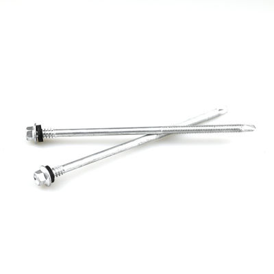 Шруб для самосверливания с шестиглавой головой для кровельной металлической системы измерений с покрытием из цинкового сплава