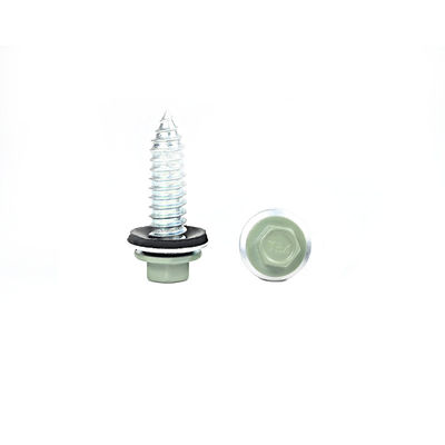 100% QC тест Цинковая сплав покрытый 11/32x1/4 "Hex головной лист металлический винт для крыши